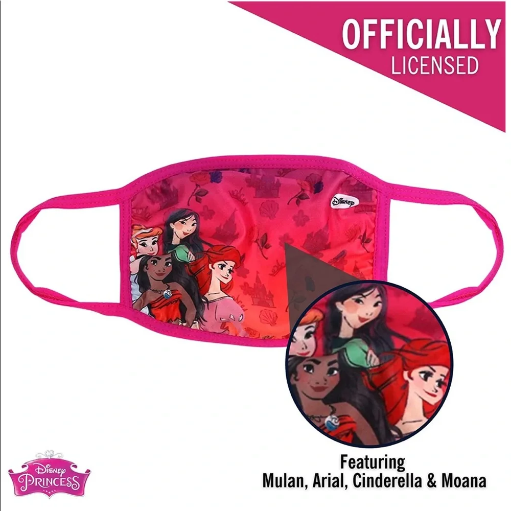 👑Disney’s Princess Kids Fabric Mask